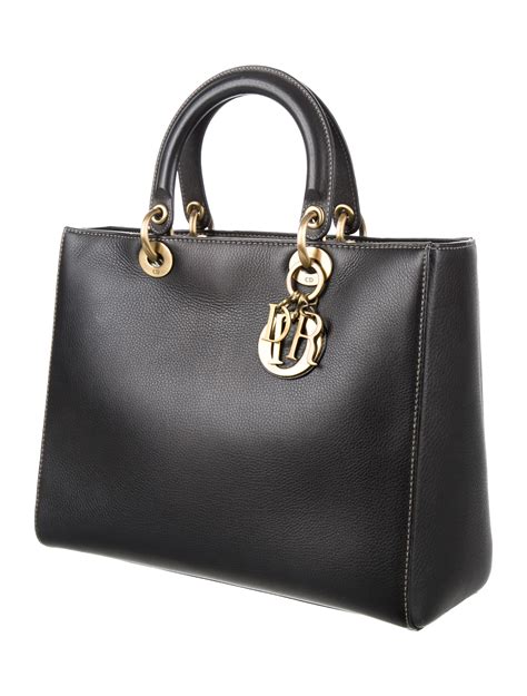 christian dior lady dior large bag|authentic christian dior handbags outlet.